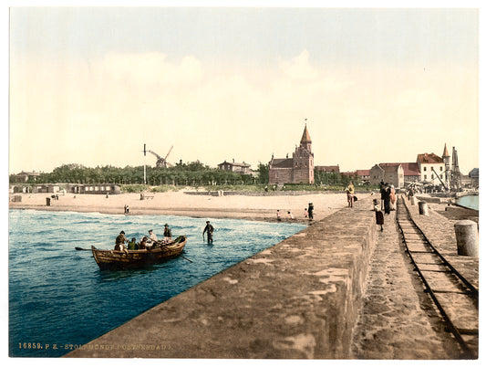 A picture of General view, Stolpmunde, Pomerania, Germany (i.e., Ustka, Poland)