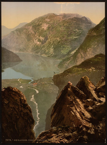 A picture of General view towards Merok, Geiranger Fjord, Norway