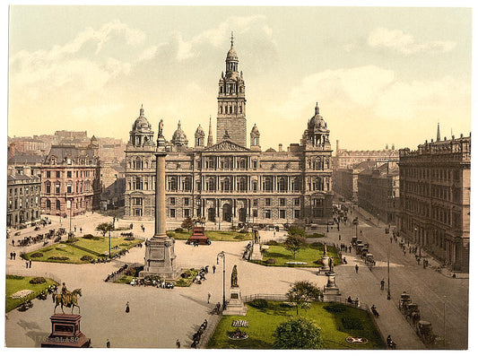 A picture of George Square, Glasgow, Scotland