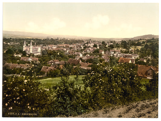 A picture of Gernrode from Schweler Wood, Hartz, Germany