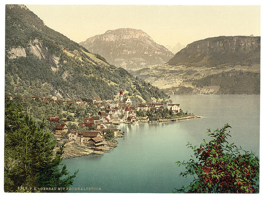 A picture of Gersau and Frohnalpstock, Lake Lucerne, Switzerland