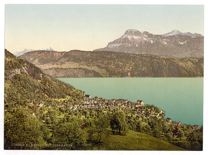 A picture of Gersau with Oberbauen, Lake Lucerne, Switzerland