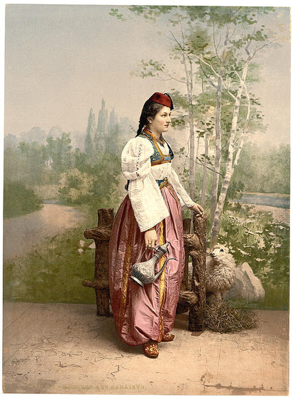 A picture of Girl of Sarajevo, Bosnia, Austro-Hungary