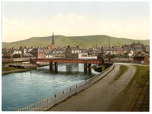 A picture of Girvan, from New Road, Scotland