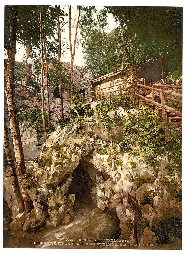 A picture of Glacier garden, the grotto and club house, Lucerne, Switzerland