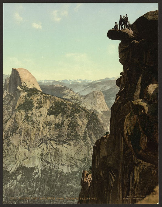 A picture of Glacier Point and South Dome, Yosemite Valley, Cal.