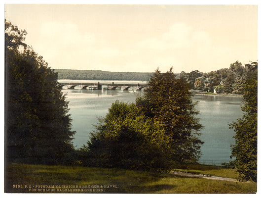 A picture of Gleinicker Bridge from Babelsberg, Potsdam, Berlin, Germany