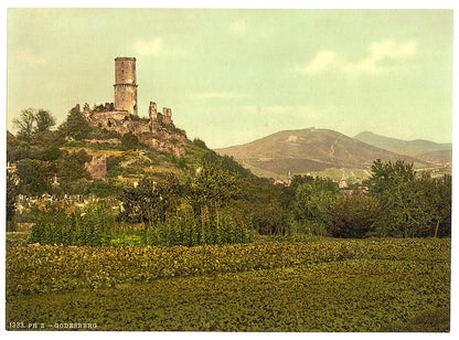 A picture of Godesberg ruins, Bad Godesberg, the Rhine, Germany