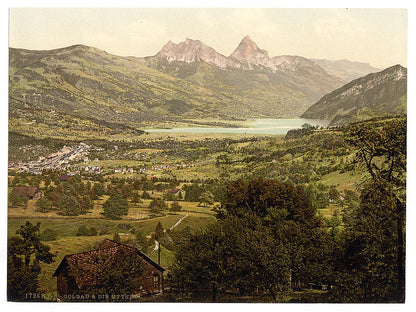A picture of Goldau, with Mythen, Lake Lucerne, Switzerland