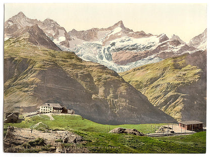 A picture of Gornergrat Railway, Riffelberg Hotel and Station, Valais, Alps of, Switzerland