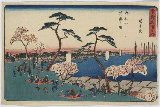 A picture of Gotenyama hanazakari no zu
