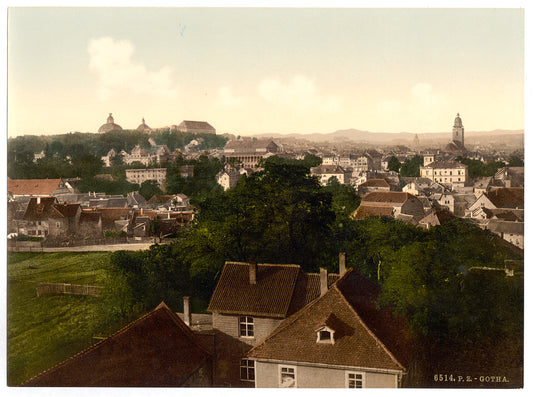 A picture of Gotha, with Inselberg, Thuringia, Germany