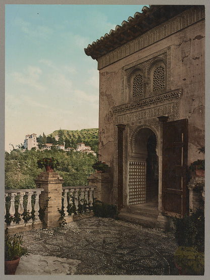 A picture of Granada. Alhambra. La Mesquita