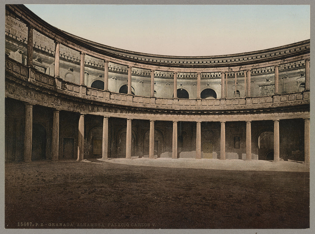 A picture of Granada. Alhambra. Palacio Carlos V