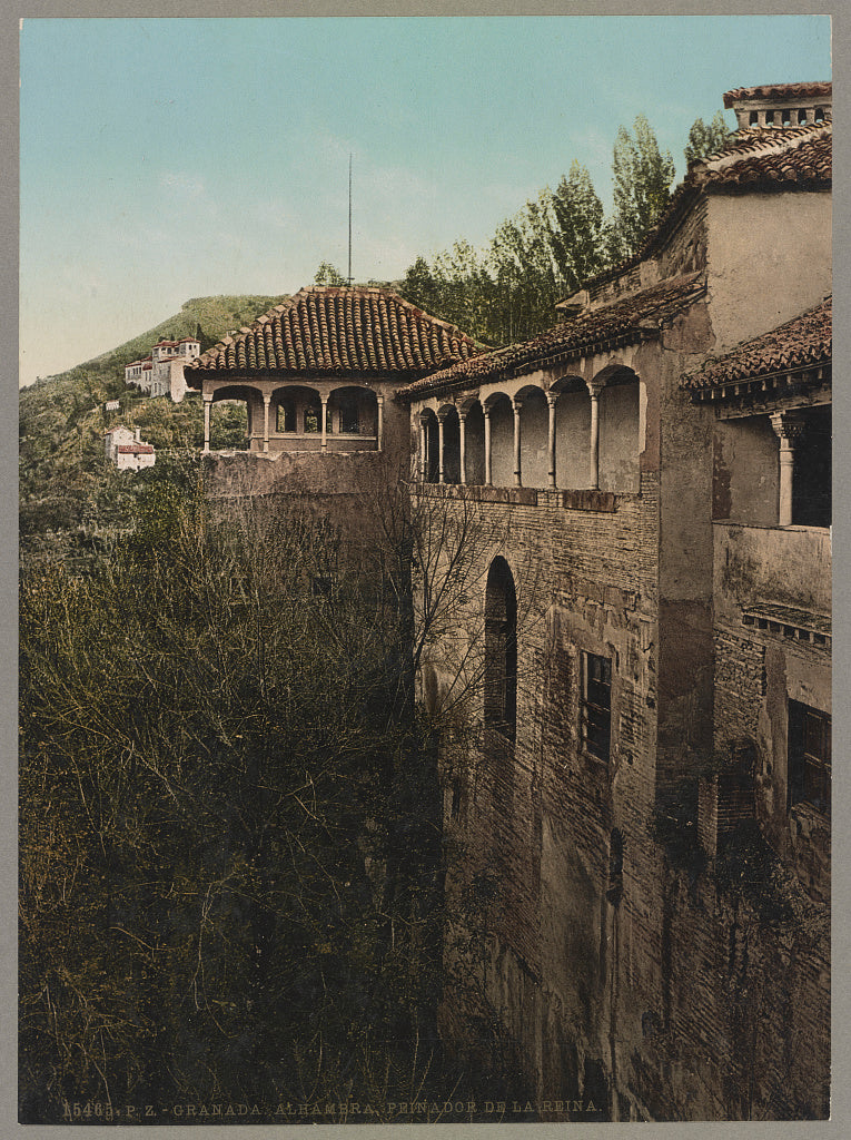 A picture of Granada. Alhambra. Peinador de la Reina