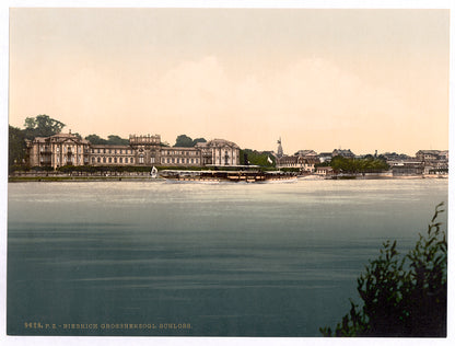 A picture of Grand Duke's Castle, Biebrich, the Rhine, Germany