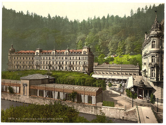 A picture of Grand Hotel Pupp, Carlsbad, Bohemia, Austro-Hungary