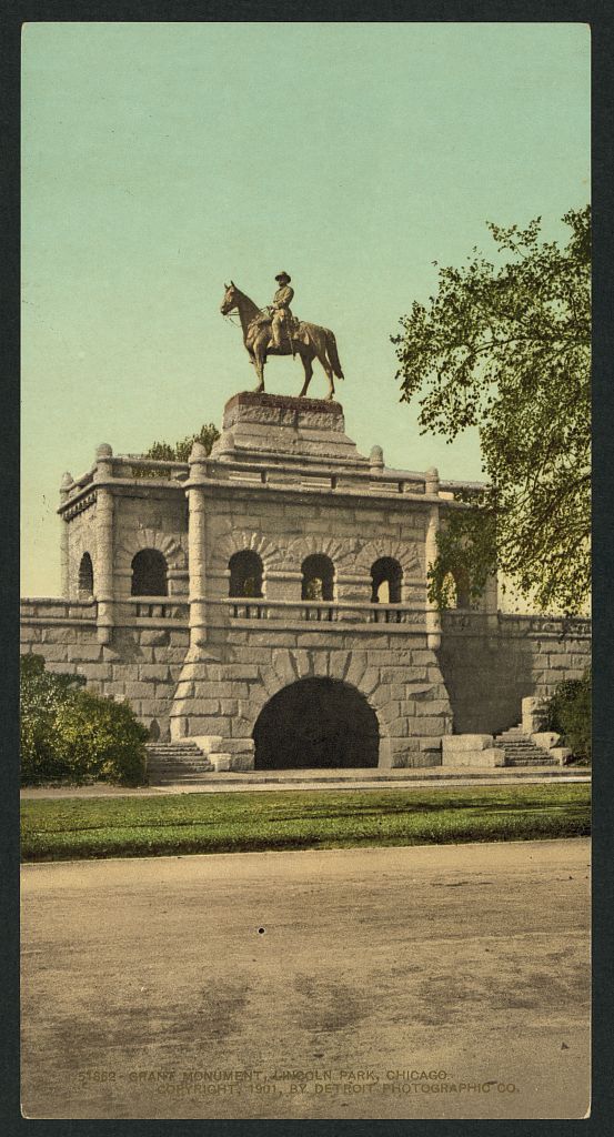 A picture of Grant Monument, Lincoln Park, Chicago