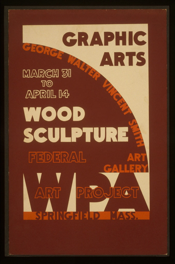 A picture of Graphic arts - wood sculpture, George Walter Vincent Smith Art Gallery, Springfield, Mass.