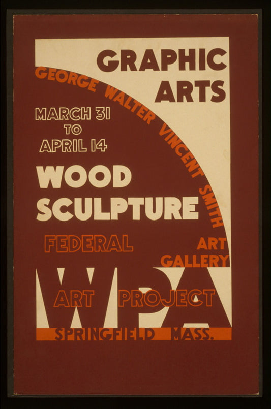 A picture of Graphic arts - wood sculpture, George Walter Vincent Smith Art Gallery, Springfield, Mass.