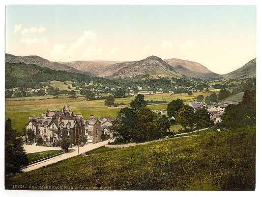 A picture of Grasmere, from Prince of Wales Hotel, Lake District, England