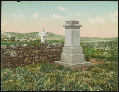 A picture of Graves of British Soliders, Battlefield of Majura Hill, South Africa