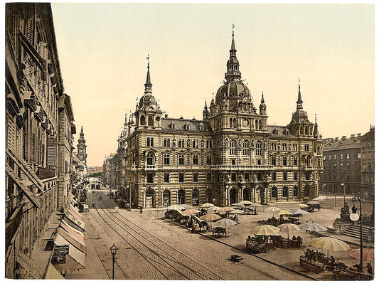A picture of Graz, court house, Styria, Austro-Hungary