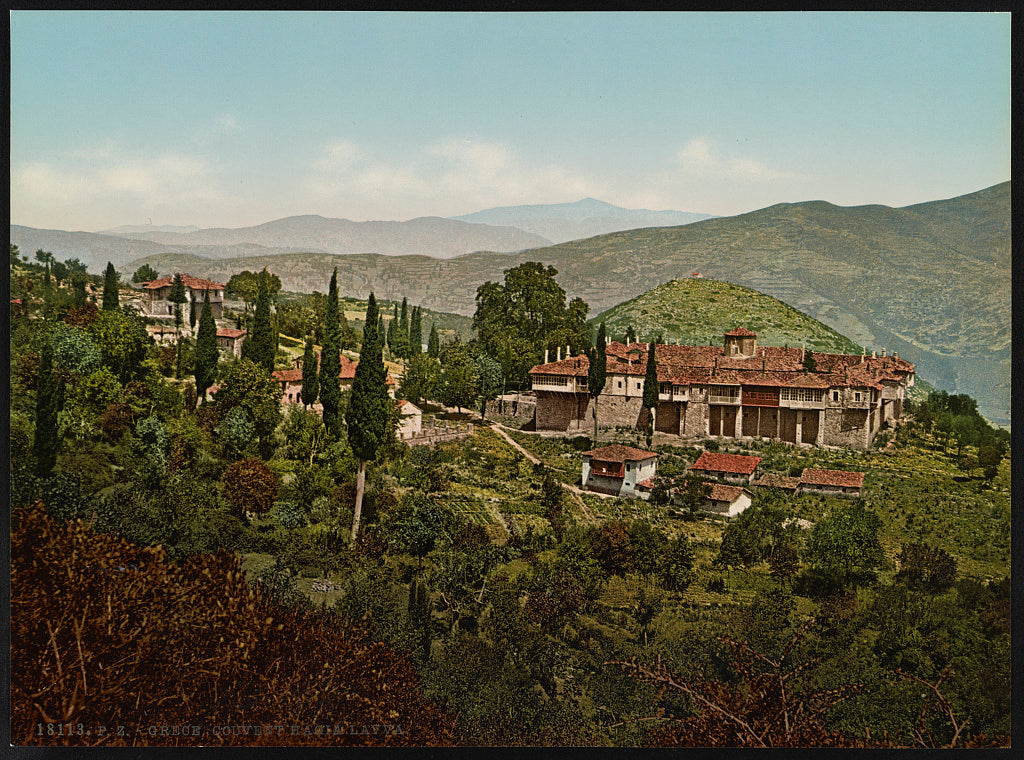 A picture of Grèce. Couvent Hagia Lavva