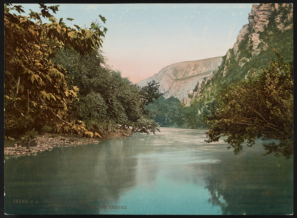 A picture of Grèce. Thessalie. Entrée de la Vallée des Tempes