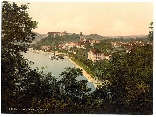 A picture of Grein, Upper Austria, Austro-Hungary