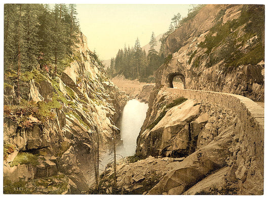 A picture of Grimselstrasse, Handegg Falls, I, Bernese Oberland, Switzerland
