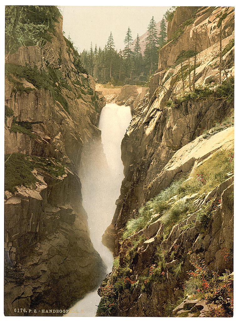 A picture of Grimselstrasse, Handegg Falls, II, Bernese Oberland, Switzerland