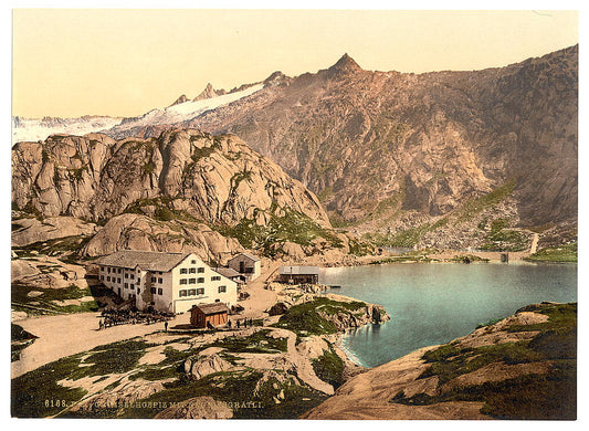A picture of Grimselstrasse, the hospice, Bernese Oberland, Switzerland