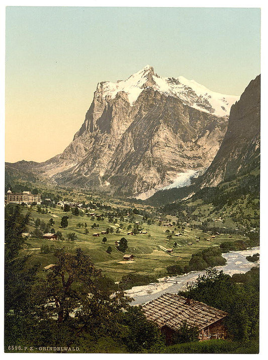 A picture of Grindelwald, general view, Bernese Oberland, Switzerland