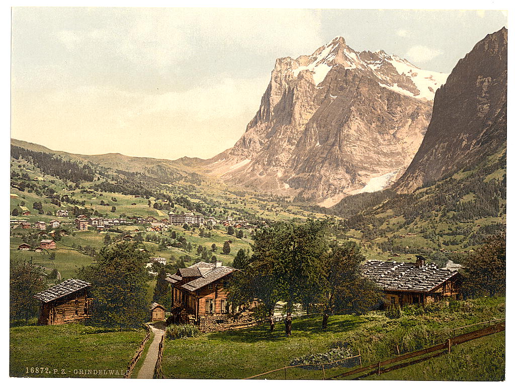 A picture of Grindelwald, general view, Bernese Oberland, Switzerland