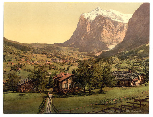 A picture of Grindelwald, general view, Bernese Oberland, Switzerland