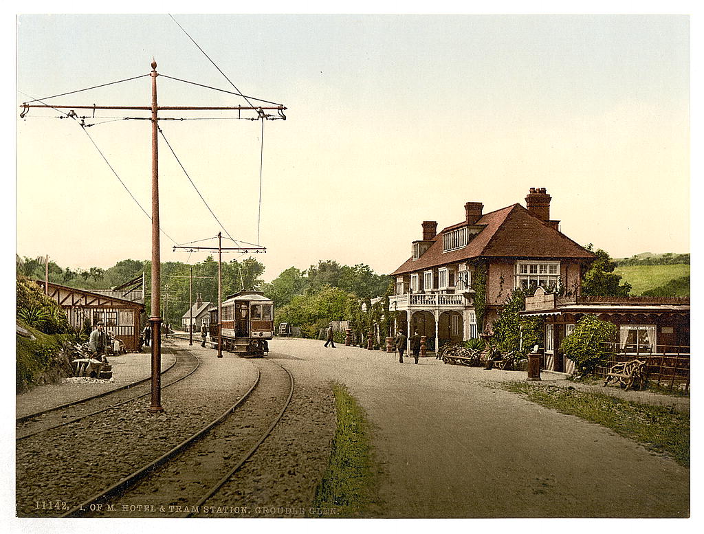 A picture of Groudle Glen Hotel and tram station, Isle of Man