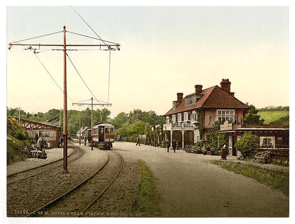 A picture of Groudle Glen Hotel and tram station, Isle of Man