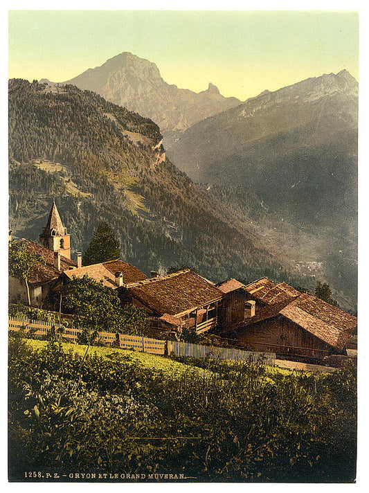 A picture of Gryon, with the Grand Muveran, Vaud, Canton of, Switzerland
