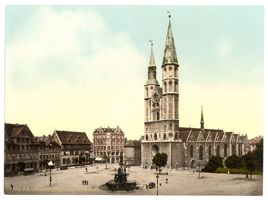 A picture of Hagenmarkt, Brunswick (i.e.,Braunschweig), Germany