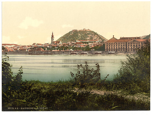 A picture of Hainburg, Lower Austria, Austro-Hungary