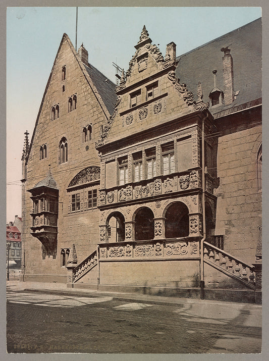 A picture of Halberstadt. Rathaus - Detail