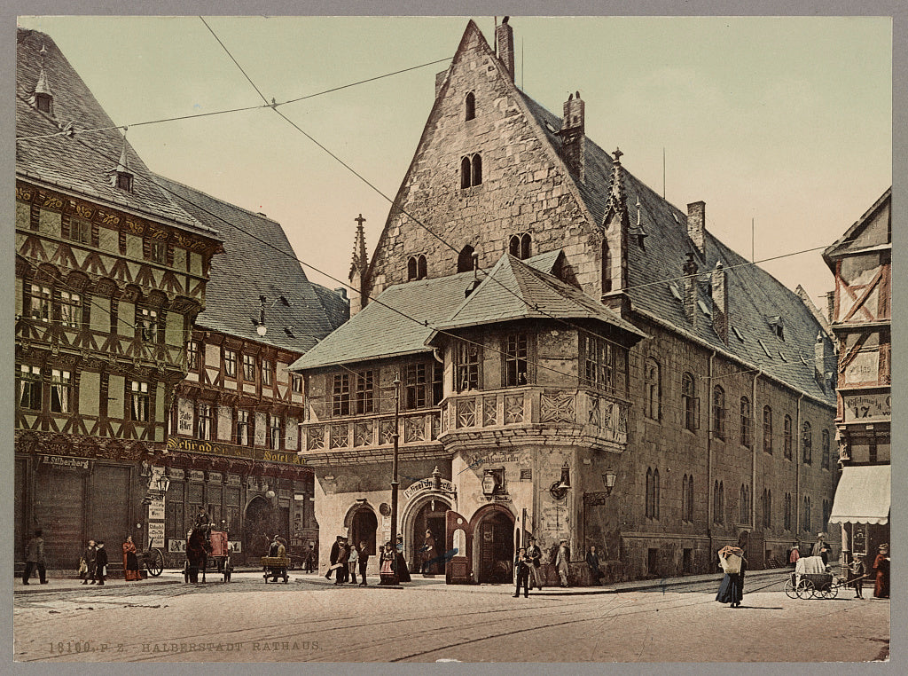 A picture of Halberstadt. Rathaus