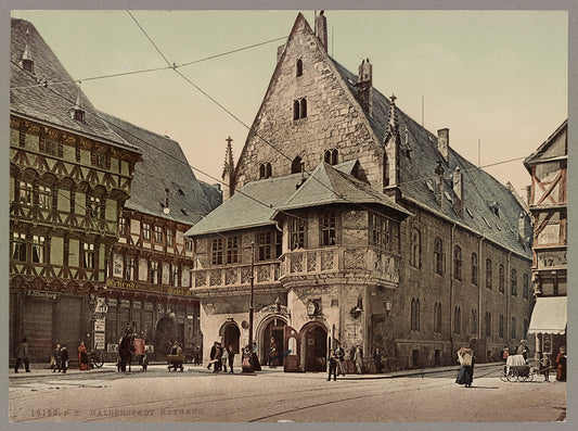 A picture of Halberstadt. Rathaus