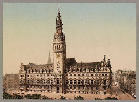 A picture of Hamburg. Das Rathaus
