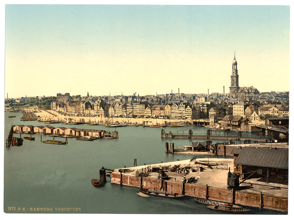 A picture of Hamburg from the Watch Tower, Germany