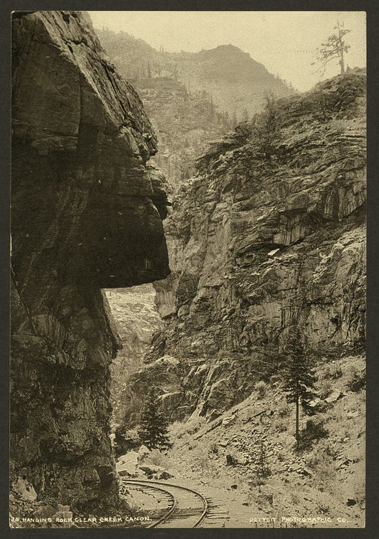 A picture of Hanging Rock, Clear Creek Cañon