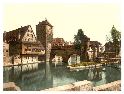 A picture of Hangman Bridge, Nuremberg, Bavaria, Germany