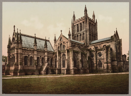 A picture of Hereford Cathedral, N.W.