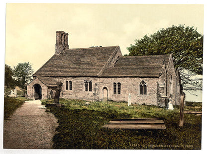 A picture of Heysham Church, Morecambe, England